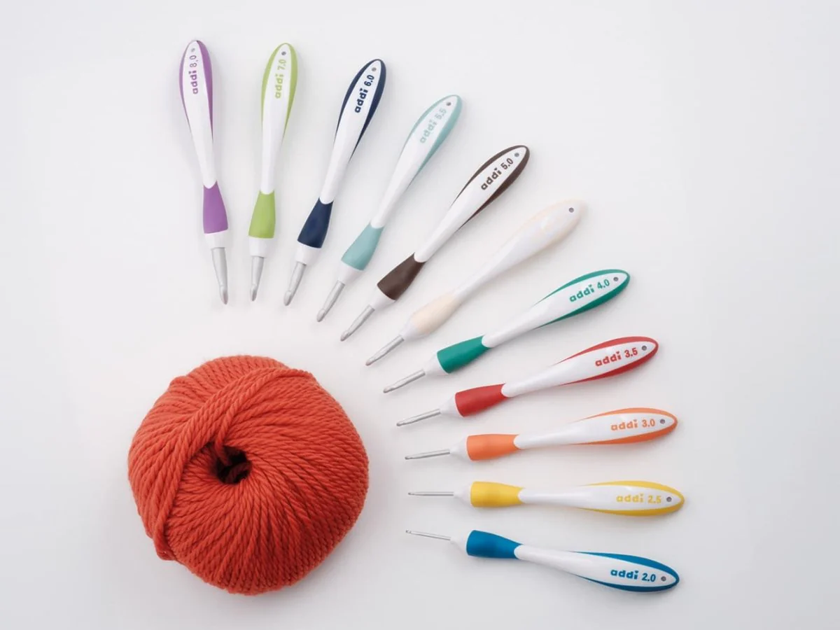 addi Swing Crochet Hook 140-2, addi Maxi Swing Wool Crochet Hook 141-2 - Ergonomic & Relaxing - Image 4