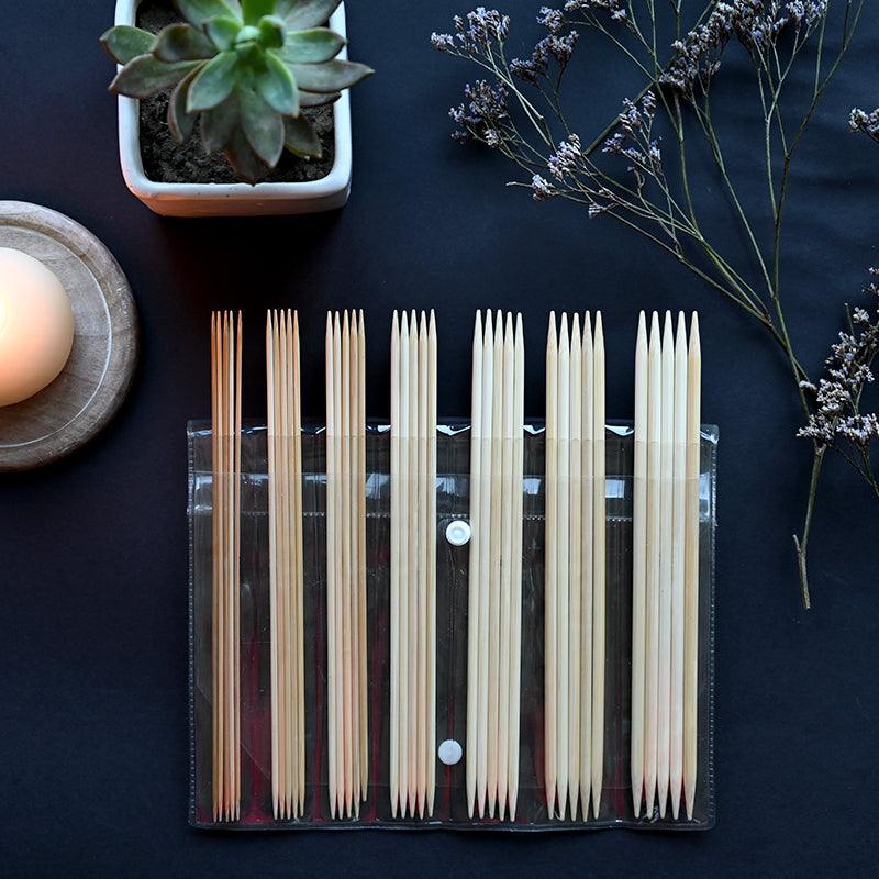 KnitPro Bamboo Double Pointed Needles Set 15cm (6'') (22544) - Image 3
