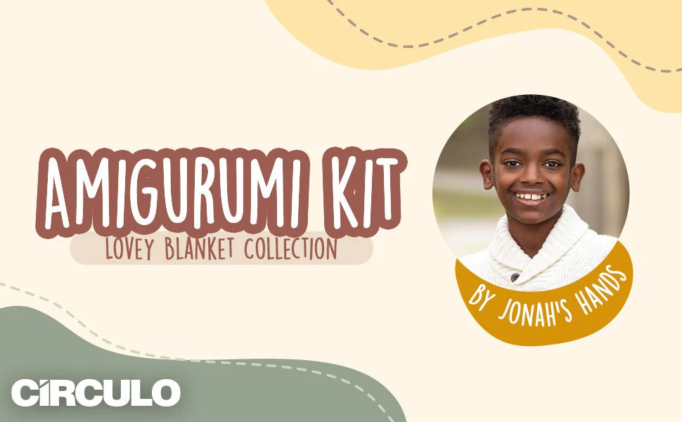 Circulo Amigurumi Crochet Kit - Lovey Blanket - Giraffe - Image 12
