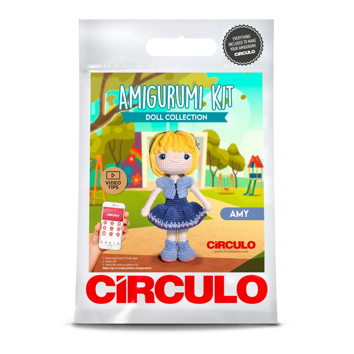 Circulo Amigurumi Doll Kits 01 Amy - Image 3