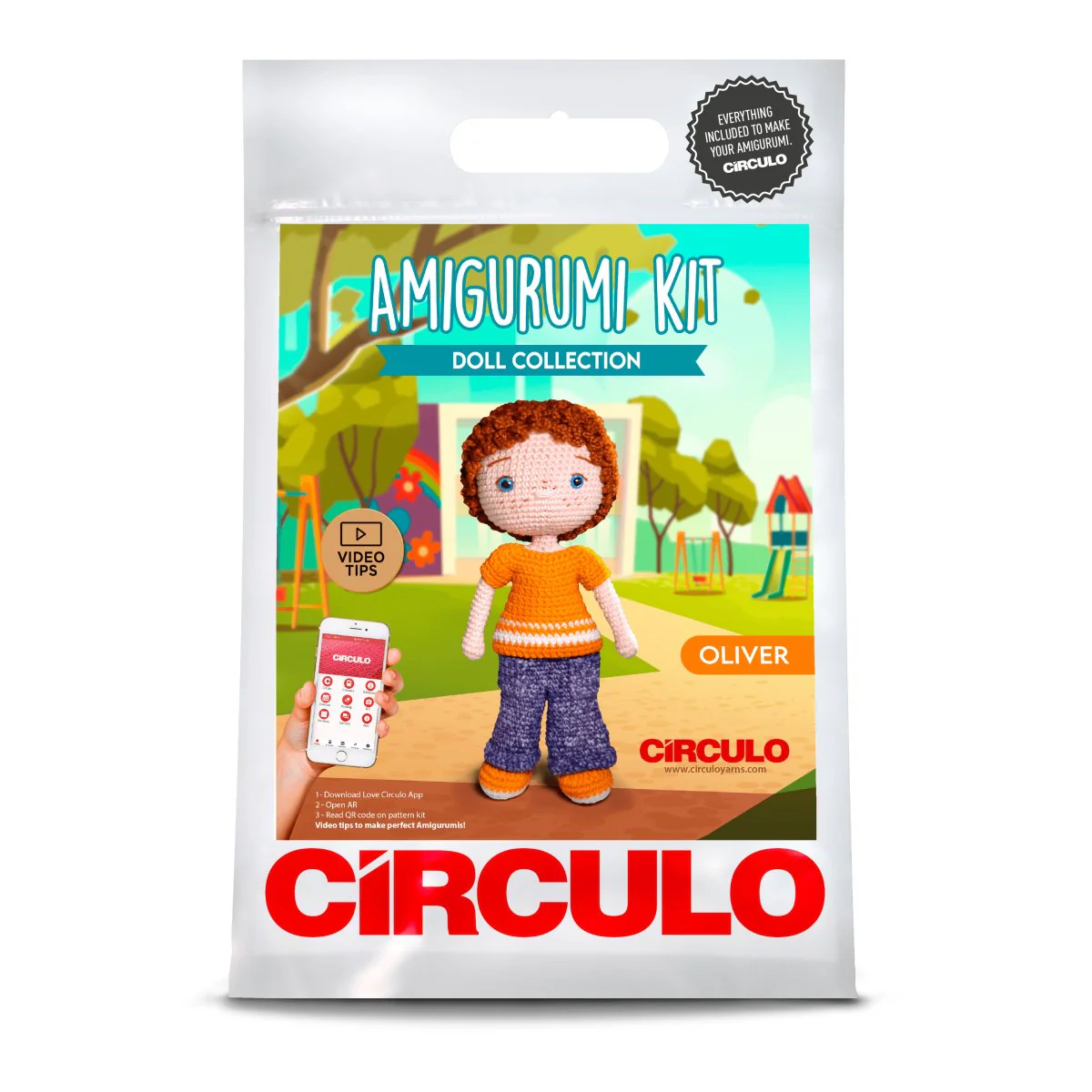 Circulo Amigurumi Doll Kits 04 Oliver - Image 3