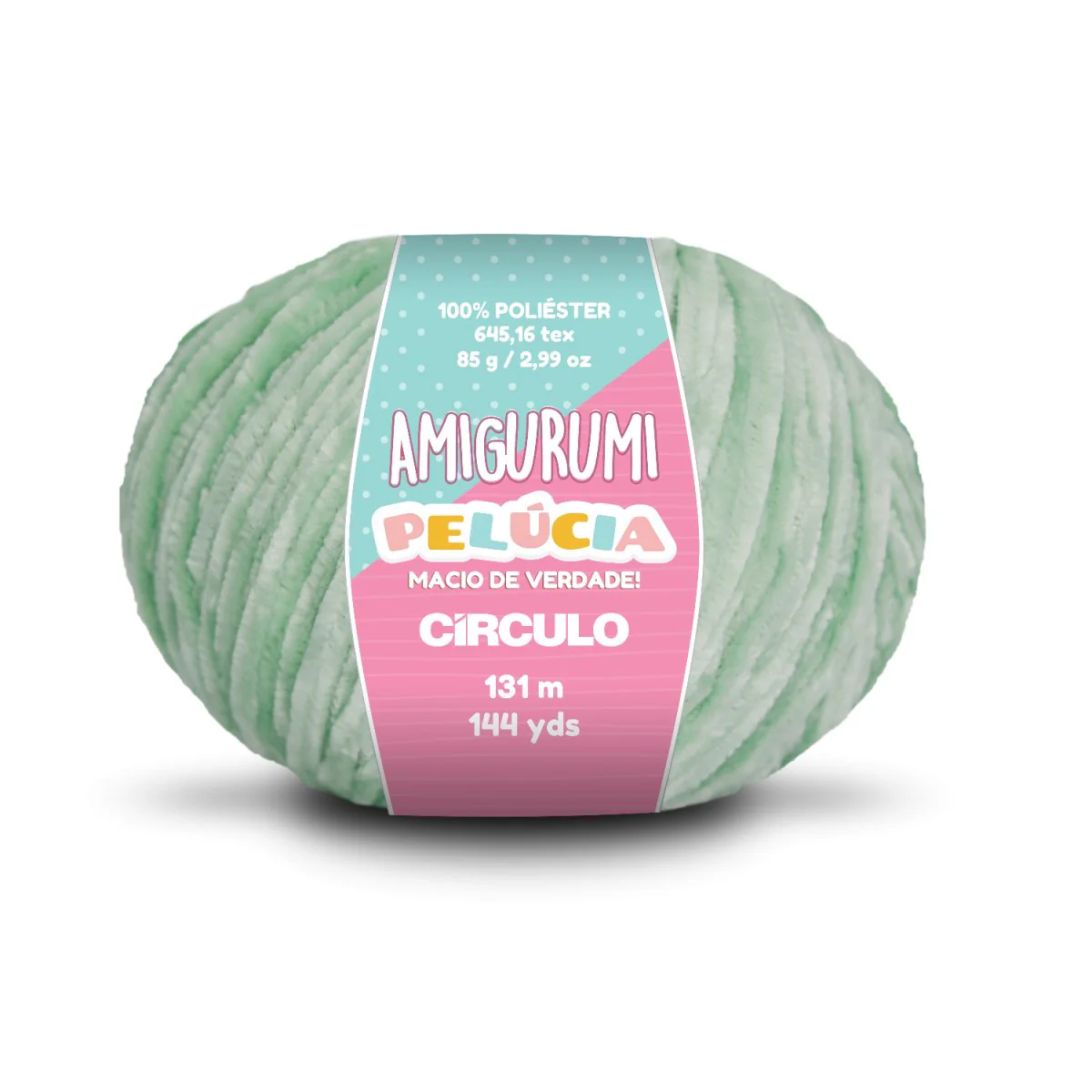 Círculo Amigurumi Pelúcia – Polyester Chenille Yarn (131 m / 100 g) - Image 27