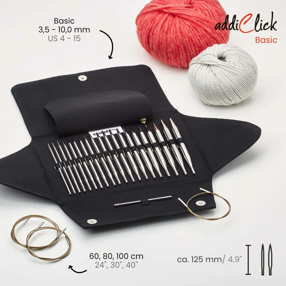 addi Click Interchangeable Base Needle Set Case, Long tips 3.5-10mm (650-2) - Image 3