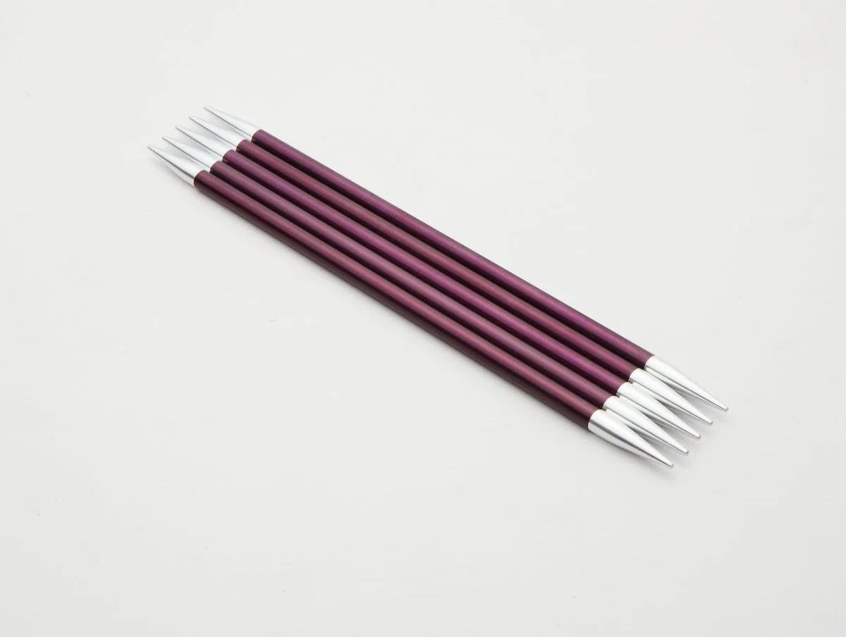 KnitPro Aluminium Zing Double Pointed Needles, Aluminium Double Ended Knitting Pins - Image 16