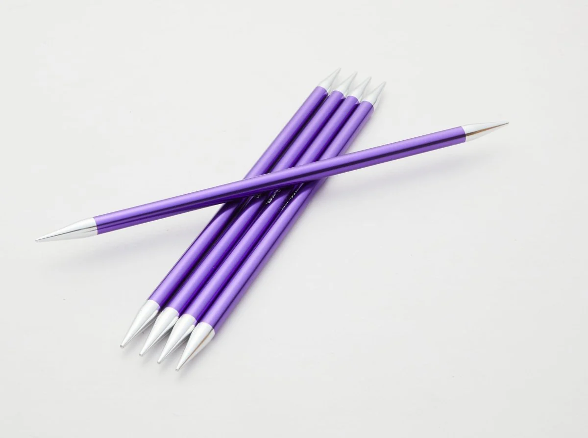 KnitPro Aluminium Zing Double Pointed Needles, Aluminium Double Ended Knitting Pins - Image 18
